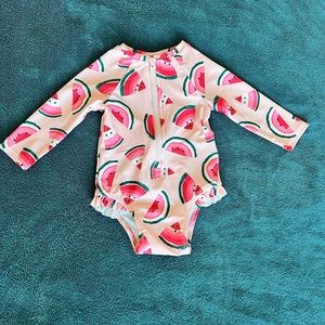 Old Navy Long Sleeve Girl’s Bathing Suit (6-12 months)